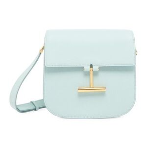 Tom Ford Light Blue Crossbody Bag with Gold Accent